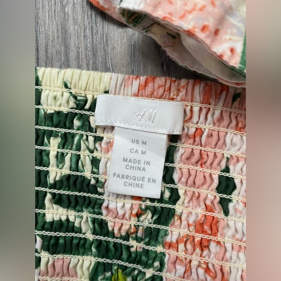 HM Floral Midi Dress M - Picture 3 of 4